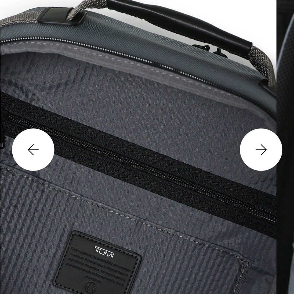 Tumi - Essential Gray Backpack *NEW* - image 13
